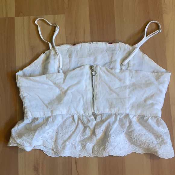 F21 cute flower crop top cami - Picture 2 of 2